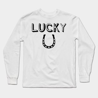 Lucky Horseshoe Long Sleeve T-Shirt